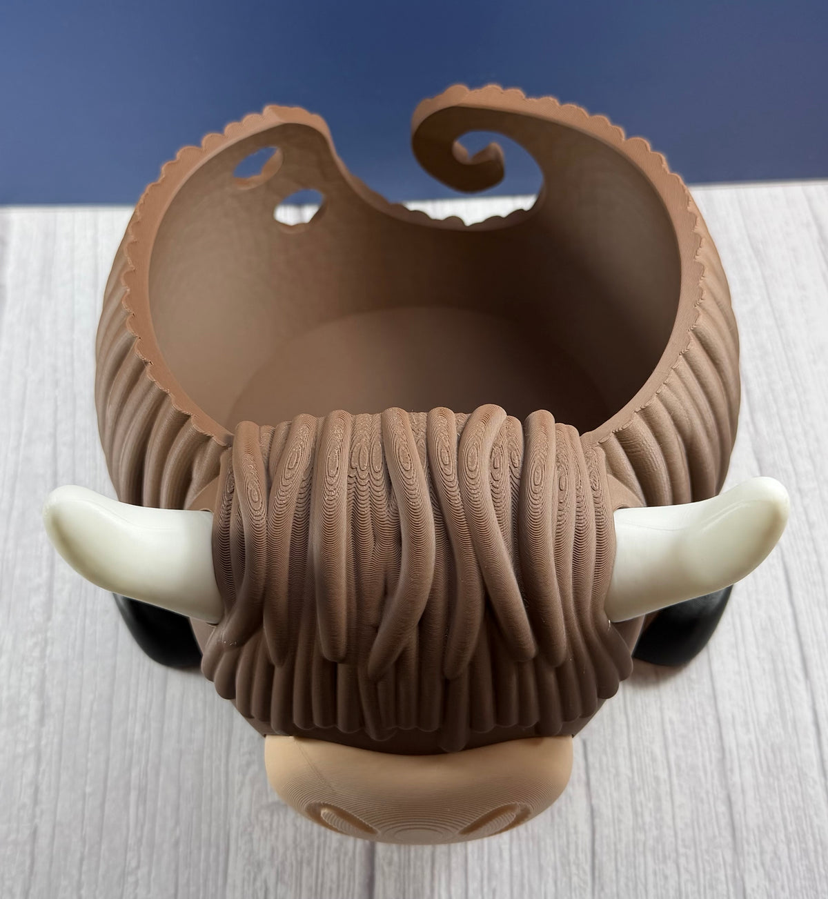 Highland Cow Yarn Bowl
