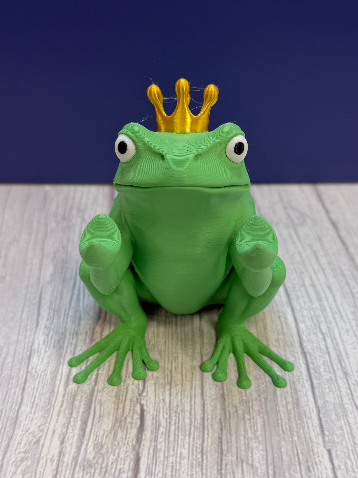 Frog Prince Pen/Hook holder Painted